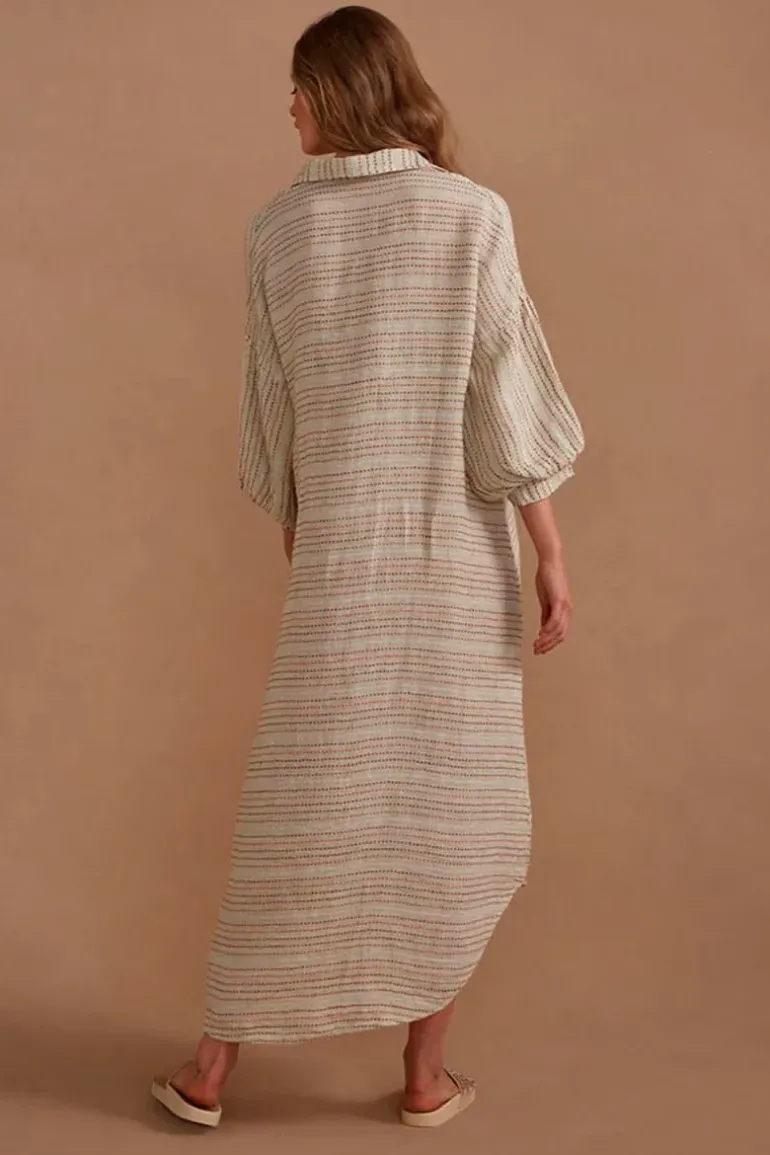 Estilo Sari Maxi Dress In Stripe