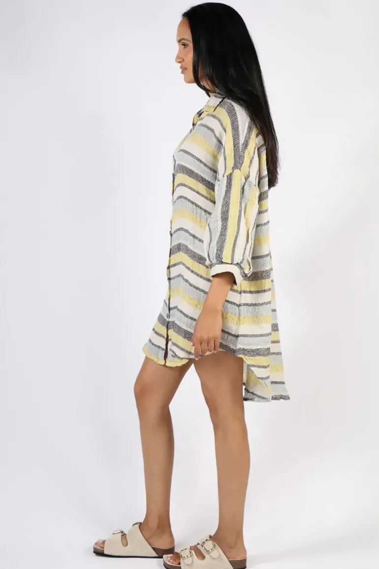 Estlio Sari Midi Dress In Yellow