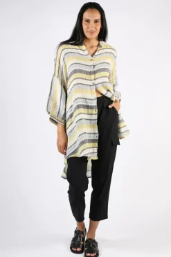 Estlio Sari Midi Dress In Yellow