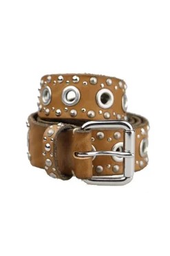 Eyelet Belt By B.Belt In Cognac