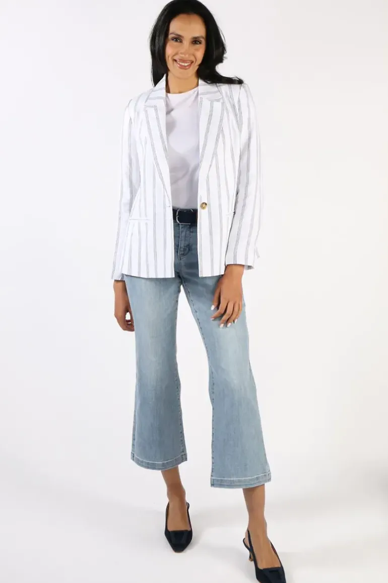 Foil Blazing Saddles Blazer In Stripe