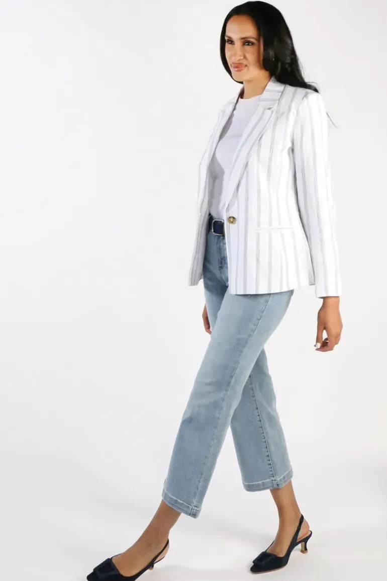 Foil Blazing Saddles Blazer In Stripe