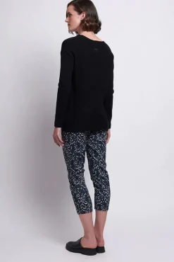 Foil Neat & Sweet Top In Black