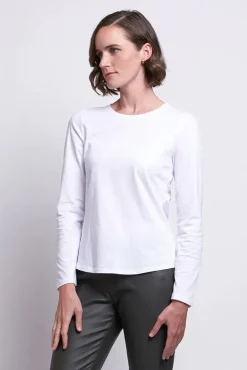 Foil Neat & Sweet Top In White