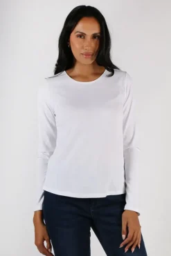 Foil Neat & Sweet Top In White