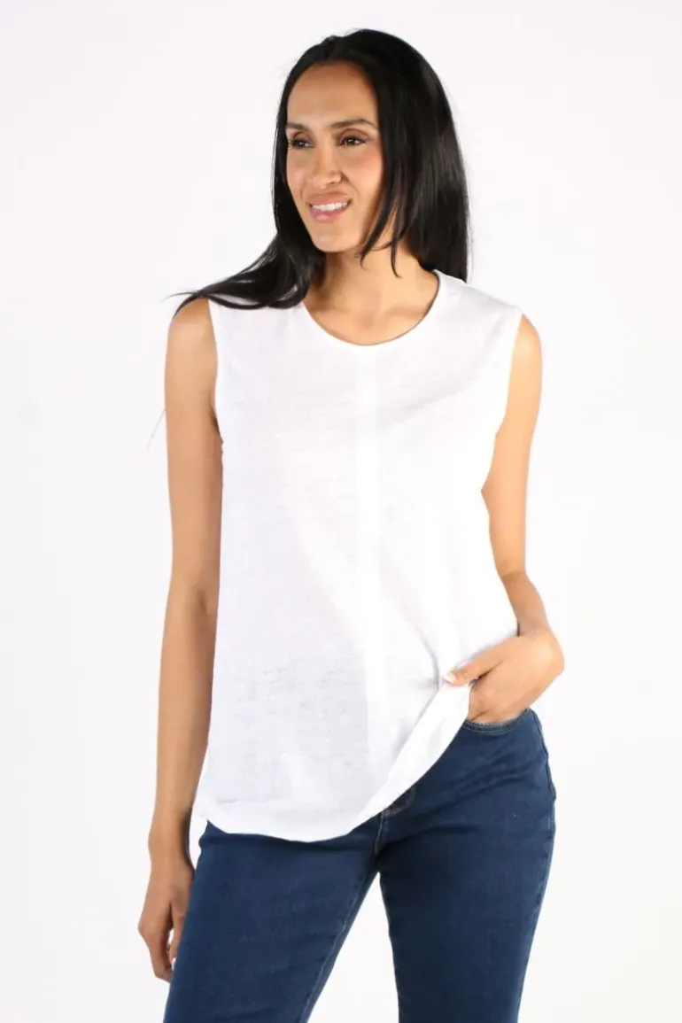 Foil Seams Great Top In White