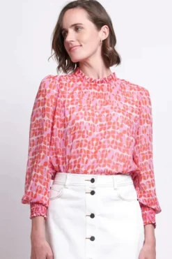 Foil Sloane Square Shirt In Pink