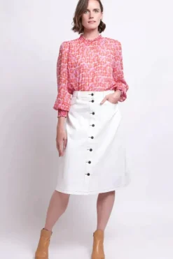 Foil Sloane Square Shirt In Pink
