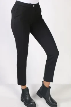 Foil Straight & Narrow Trouser In Black