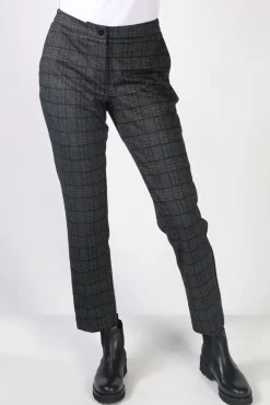 Foil Straight & Narrow Trouser In Check