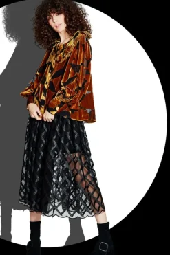 Free Falling Skirt In Black By Trelise Cooper