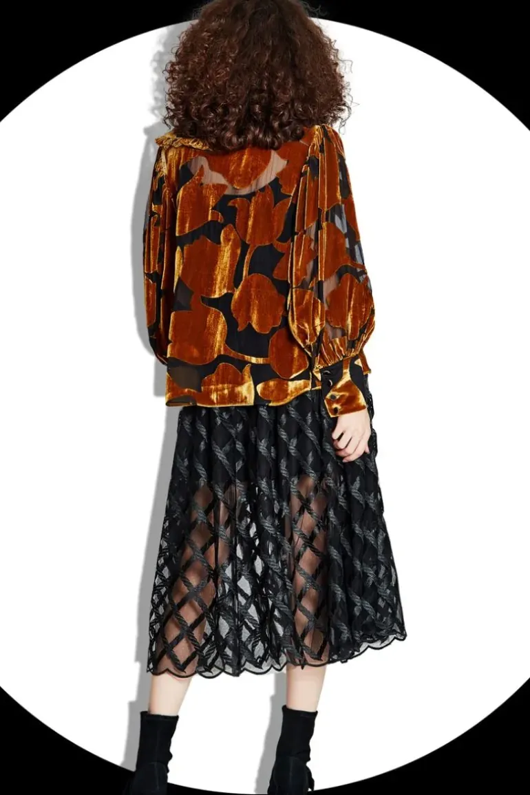 Free Falling Skirt In Black By Trelise Cooper