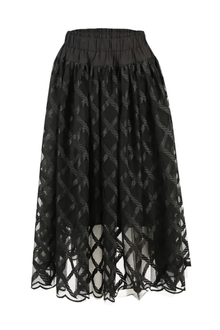 Free Falling Skirt In Black By Trelise Cooper