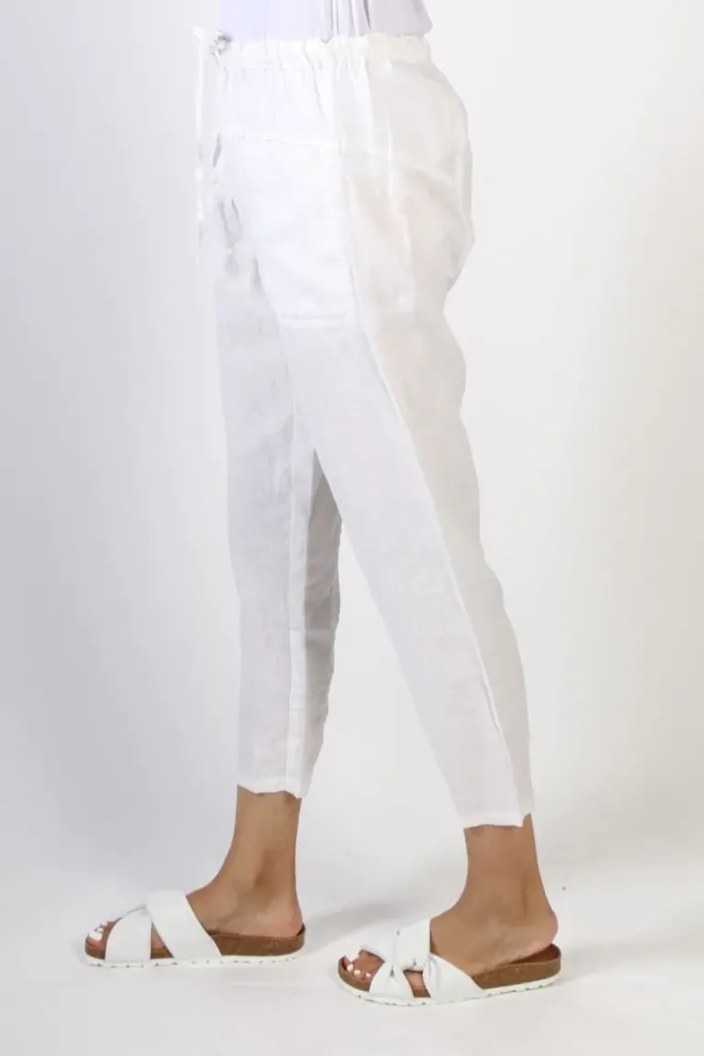 Frockk Jessie Pant In White