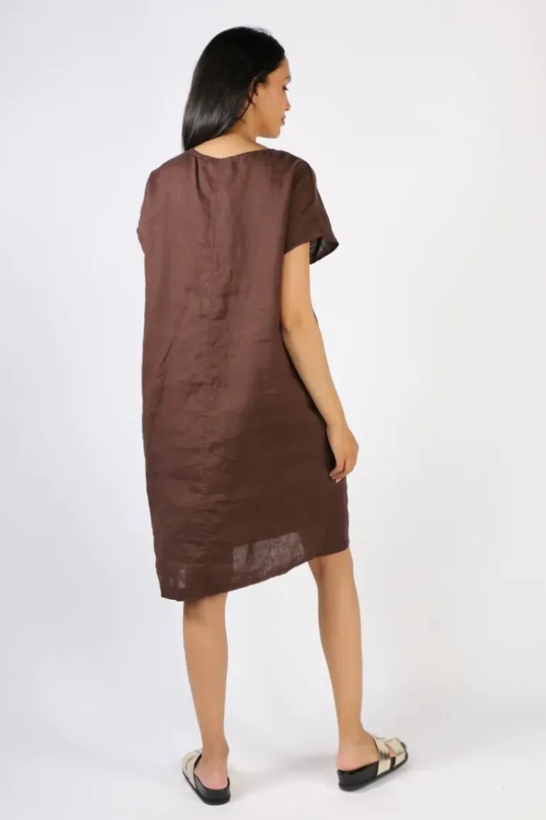 Frockk Laura Dress In Chocolate