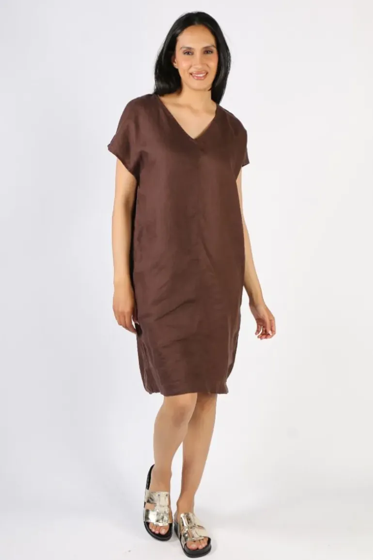 Frockk Laura Dress In Chocolate