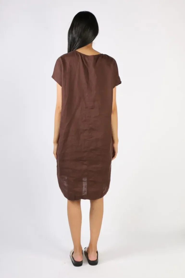 Frockk Laura Dress In Chocolate