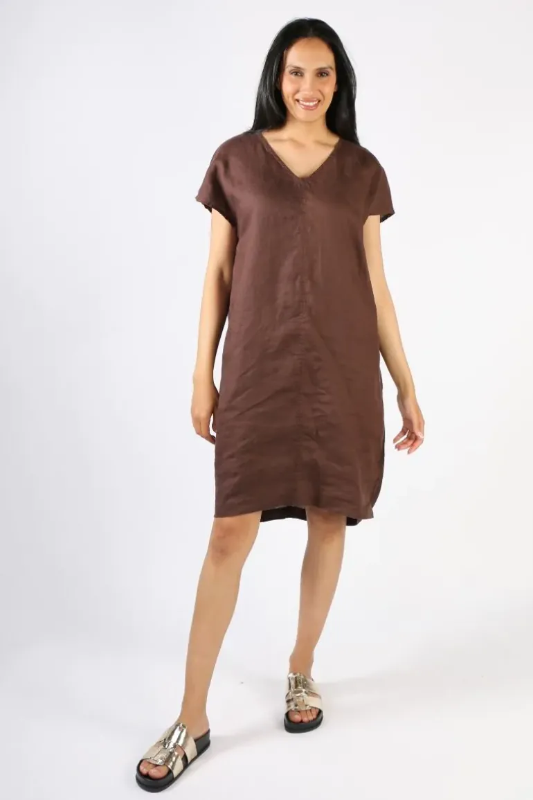Frockk Laura Dress In Chocolate