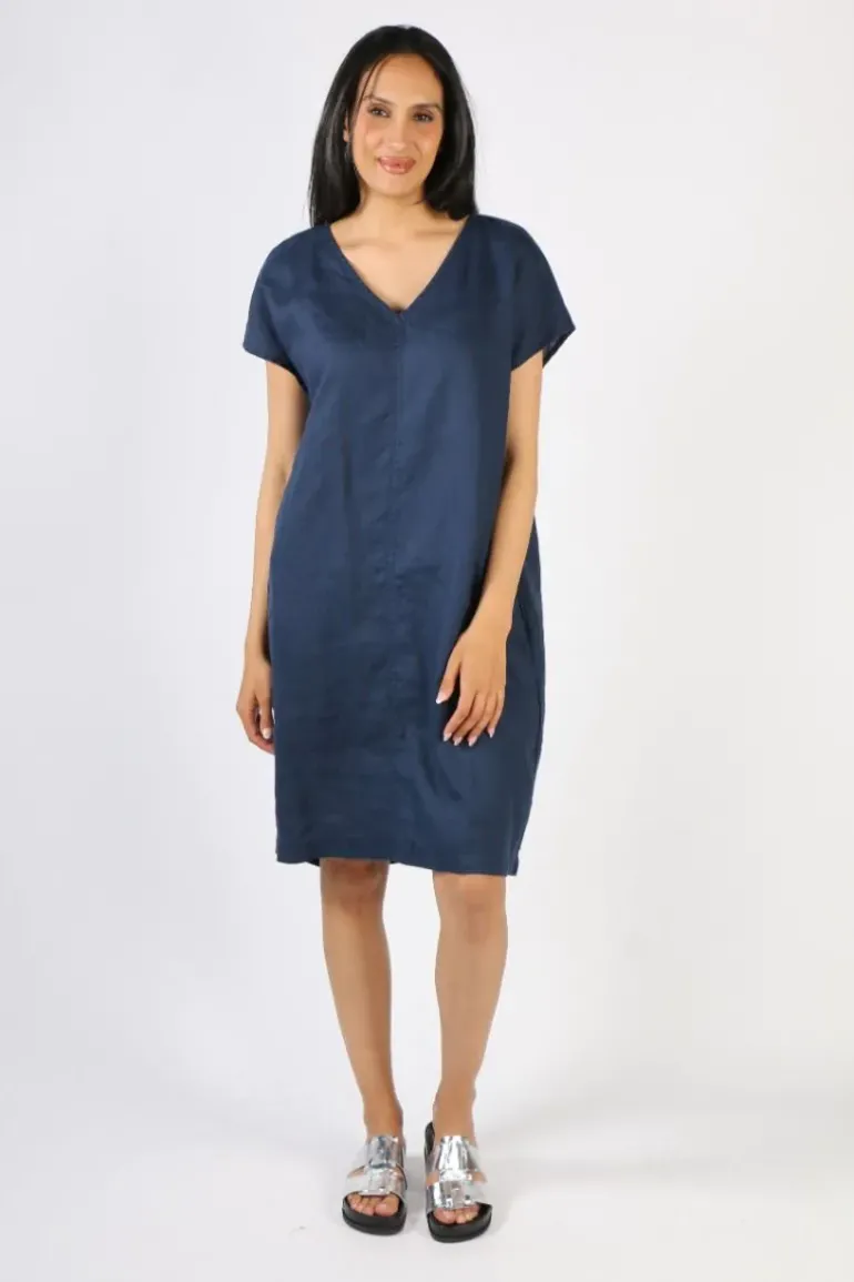 Frockk Laura Dress In Navy