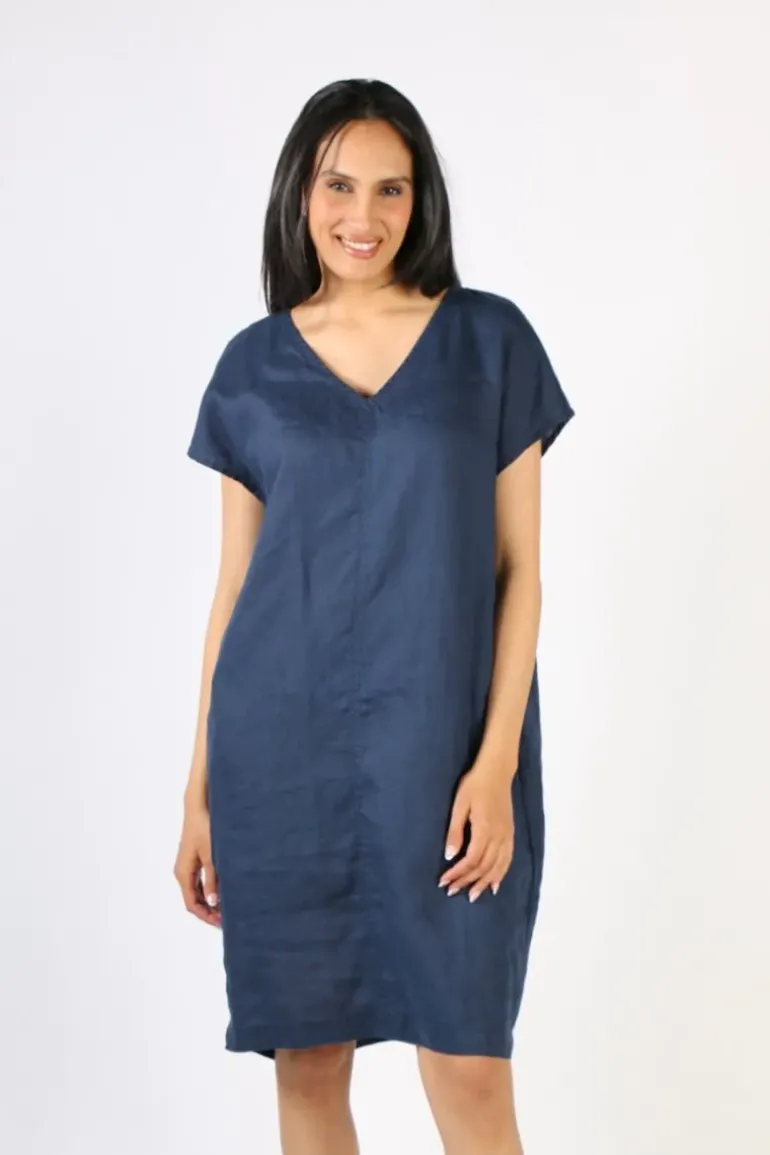 Frockk Laura Dress In Navy