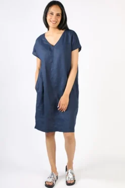 Frockk Laura Dress In Navy