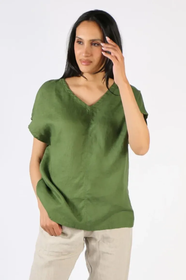 Frockk Laura Top In Moss