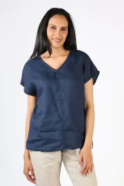 Frockk Laura Top In Navy