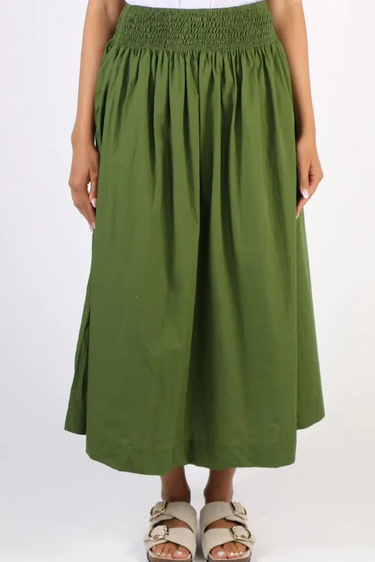 Frockk Lulu Skirt In Moss