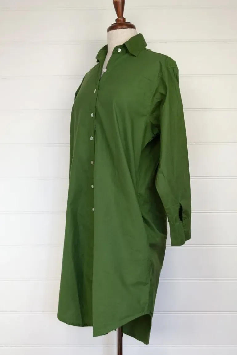 Frockk Nina Shirtdress In Moss