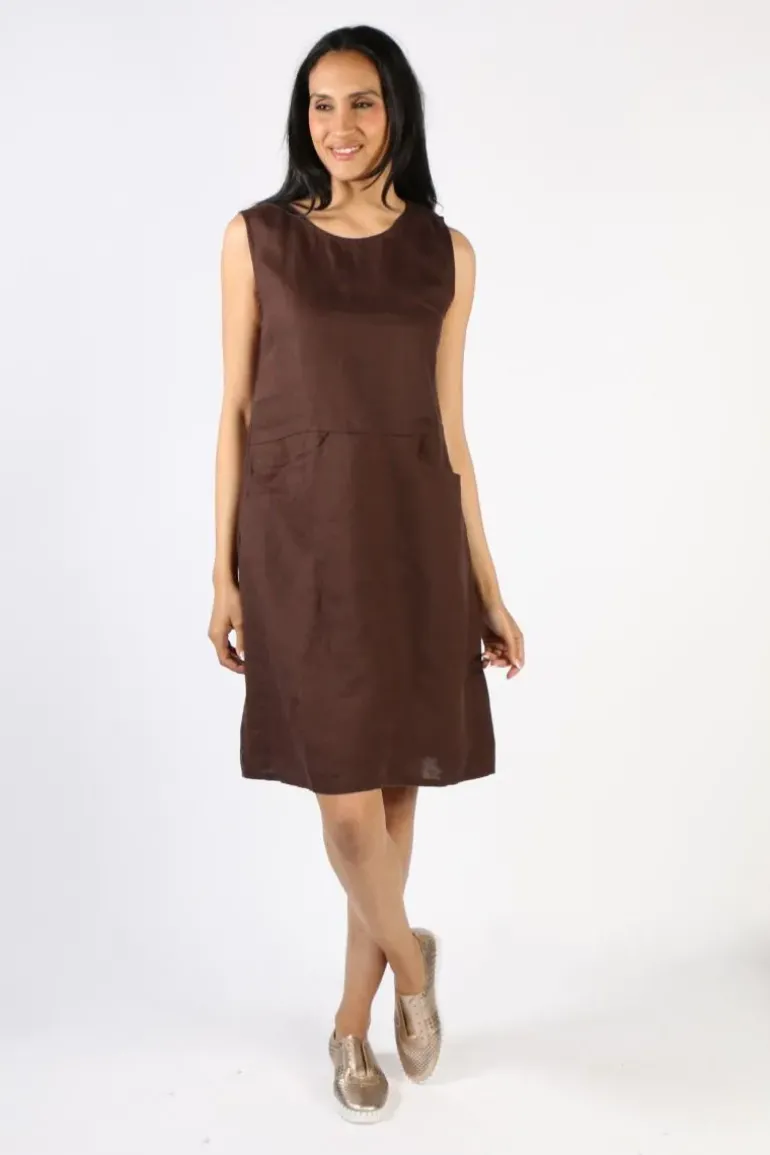 Frockk Poppy Dress In Chocolate