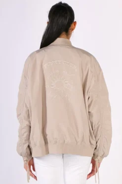 Funky Staff Alba Funky Club Jacket In Cream