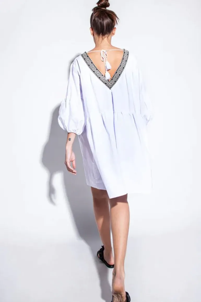 Funky Staff Bree Dress In White