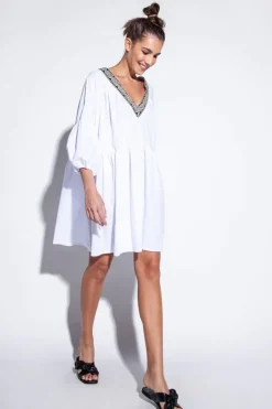 Funky Staff Bree Dress In White