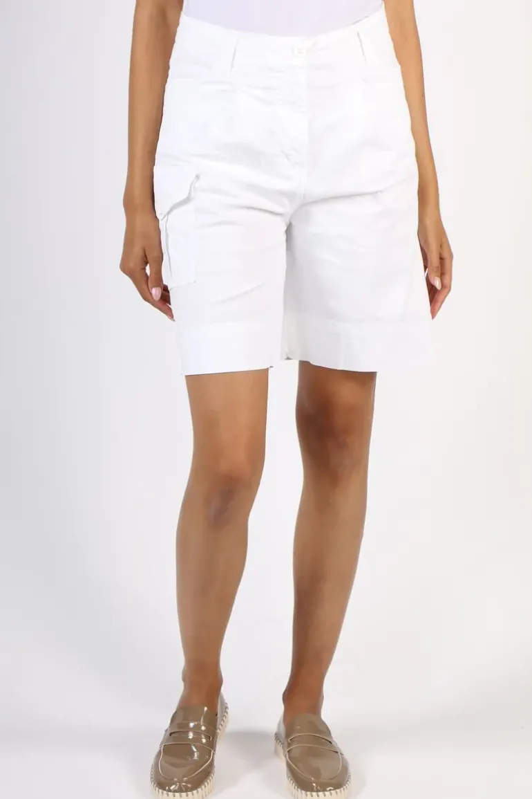 Funky Staff Cargo Short In White