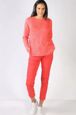 Funky Staff Dolly Leo Tee In Red