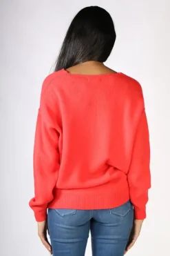 Funky Staff Martina Pullover In Red