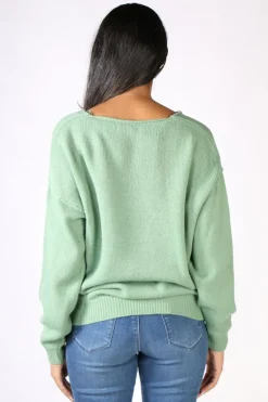 Funky Staff Martina Pullover In Green