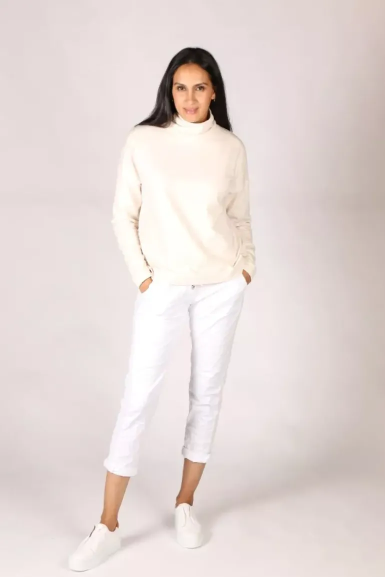 Funky Staff Turtle Sweater In Beige