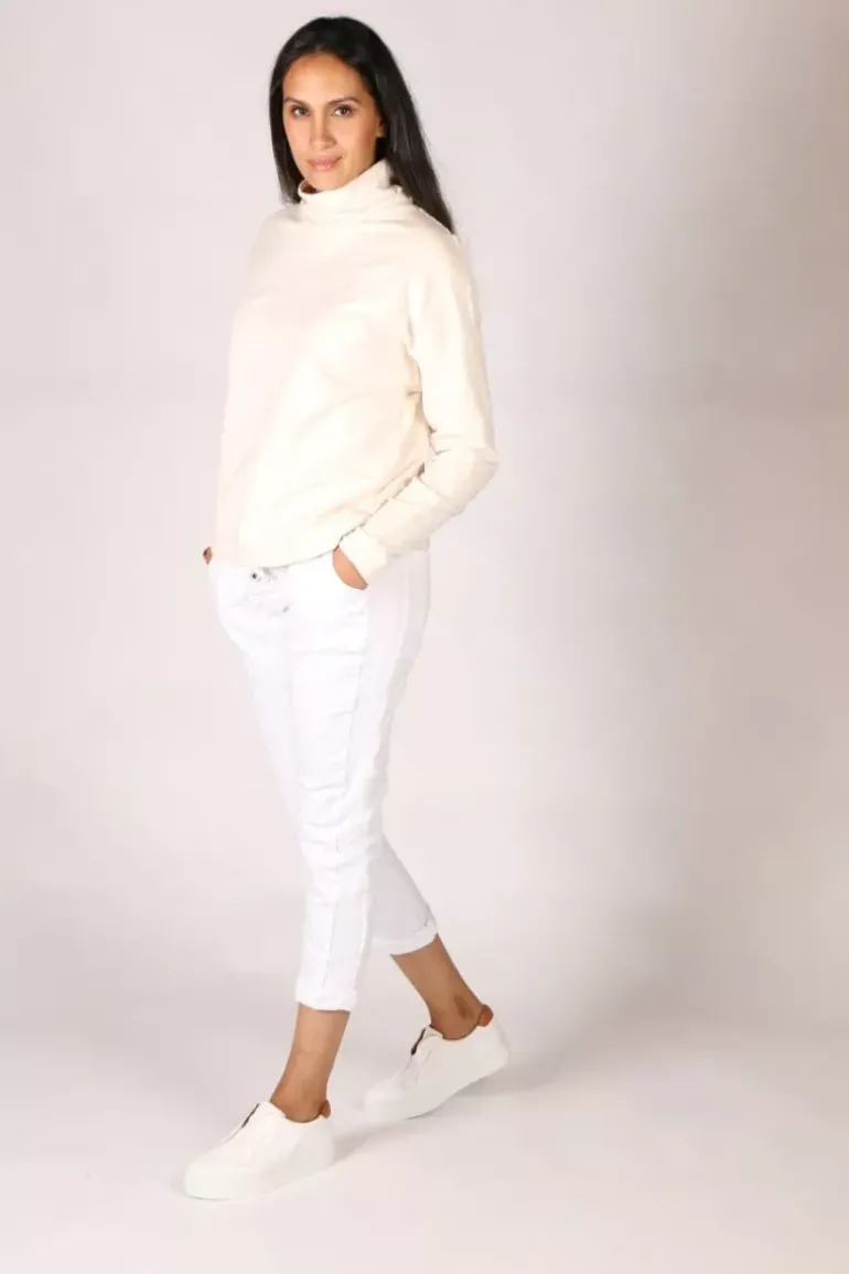 Funky Staff Turtle Sweater In Beige