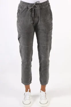 Funky Staff You 2 Velvet Pant In Carbon