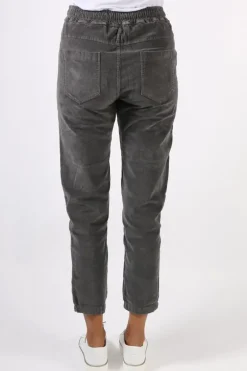 Funky Staff You 2 Velvet Pant In Carbon