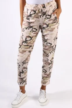 Funky Staff You 2 Velvet Pant In Rose Camouflage