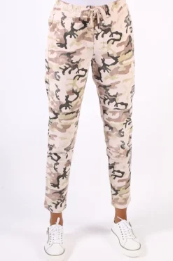 Funky Staff You 2 Velvet Pant In Rose Camouflage