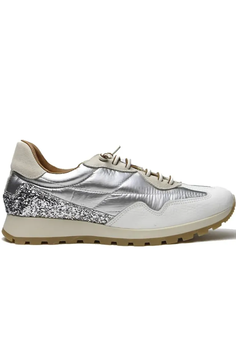 Glitter Coso Sneaker By Neo In White