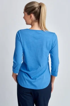Goondiwindi Cotton 3/4 Sleeve Tee In Regatta
