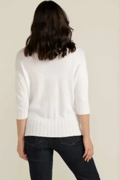 Goondiwindi Cotton Boxy Jumper In White