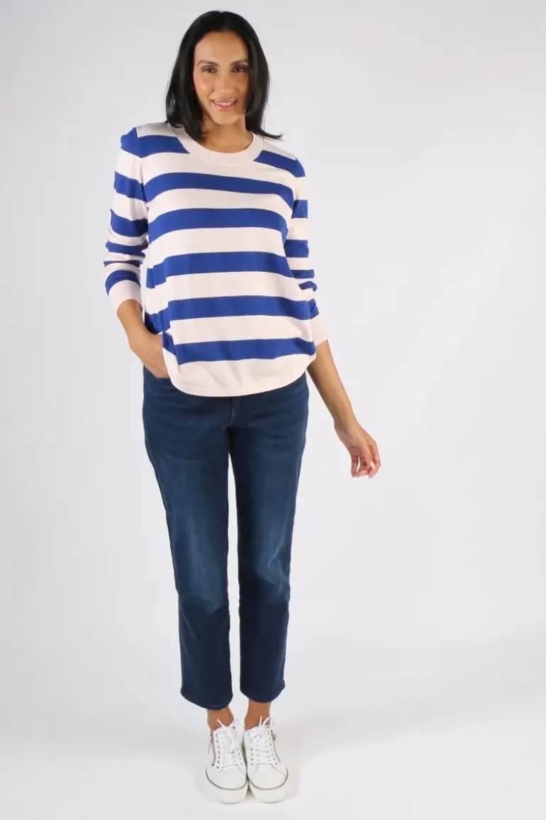 Goondiwindi Cotton Neat Jumper In Blue