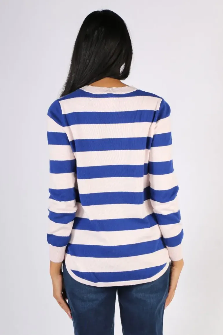 Goondiwindi Cotton Neat Jumper In Blue