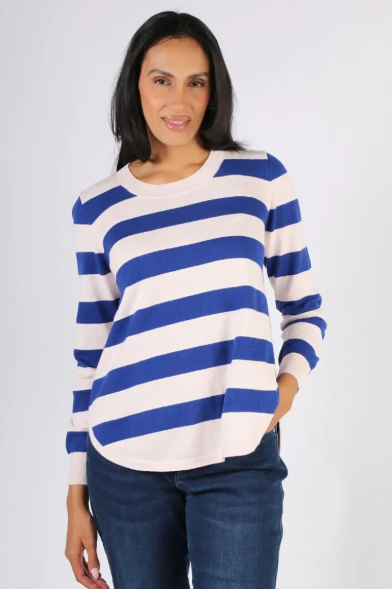 Goondiwindi Cotton Neat Jumper In Blue