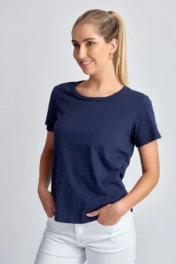 Goondiwindi Cotton Slub Tee In Navy
